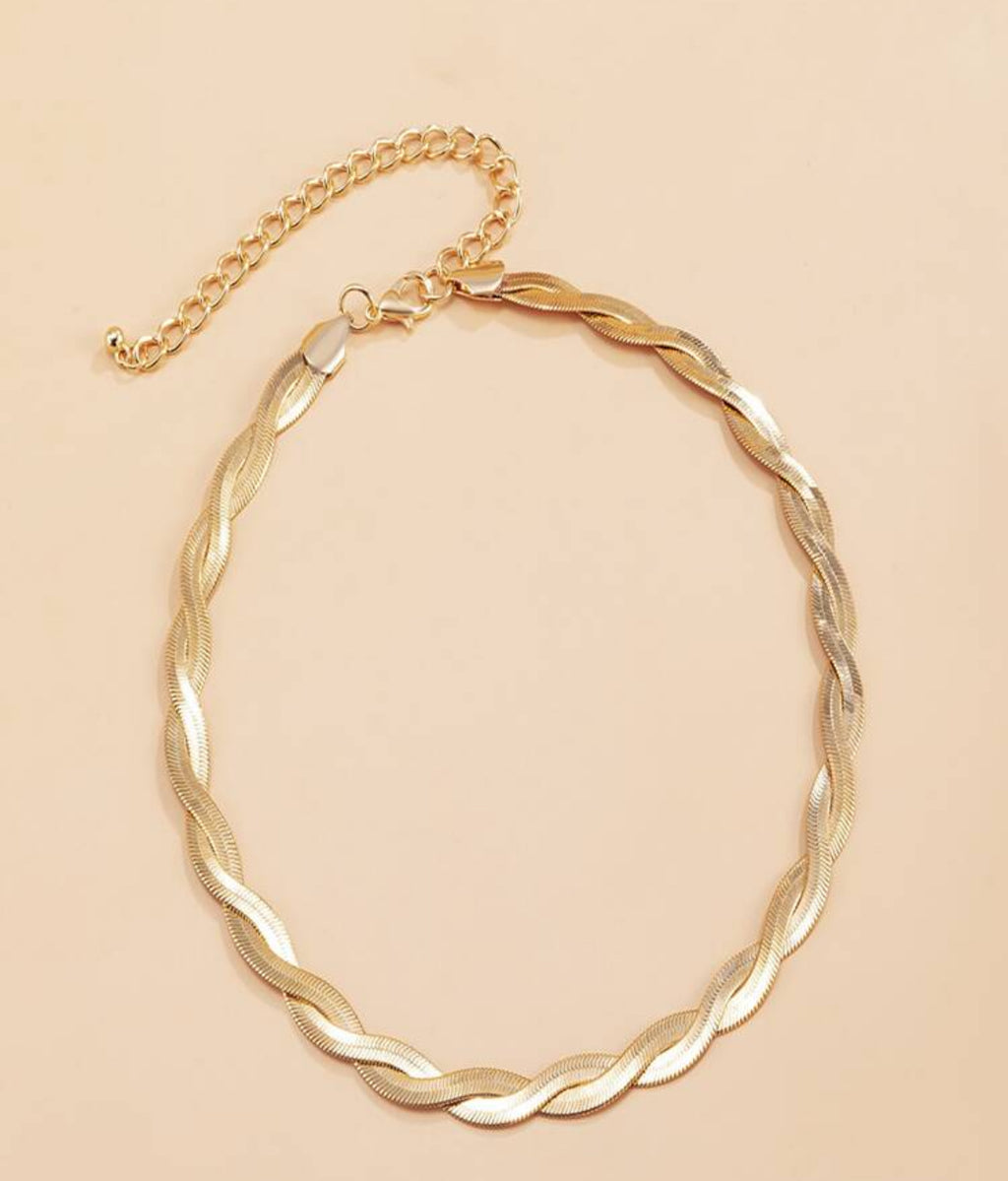 Golden Twist Necklace