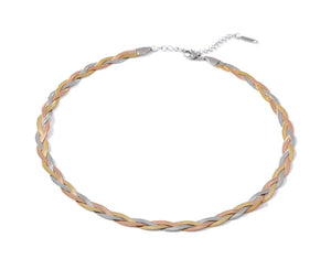 Tri-coloured necklace