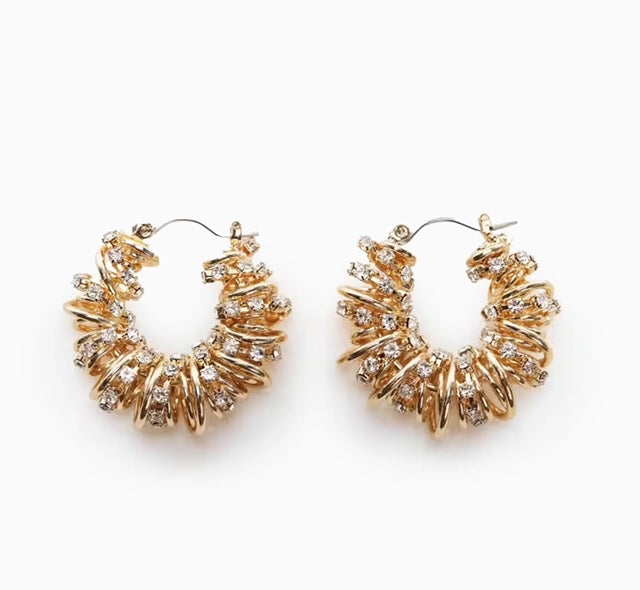 Halo Hoop Earrings