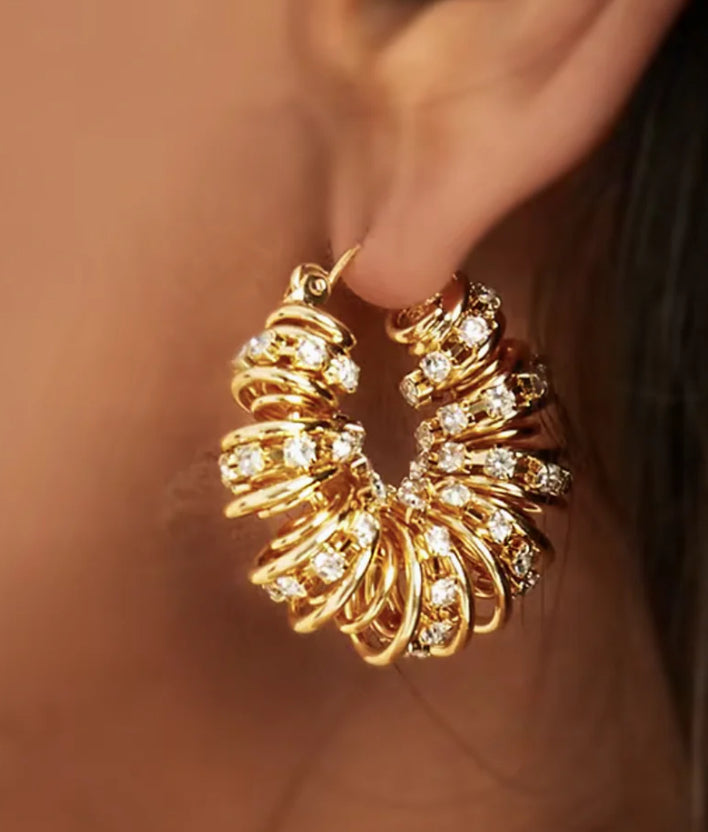 Halo Hoop Earrings