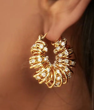 Halo Hoop Earrings