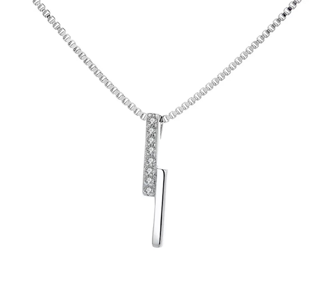 Bradie double bar necklace